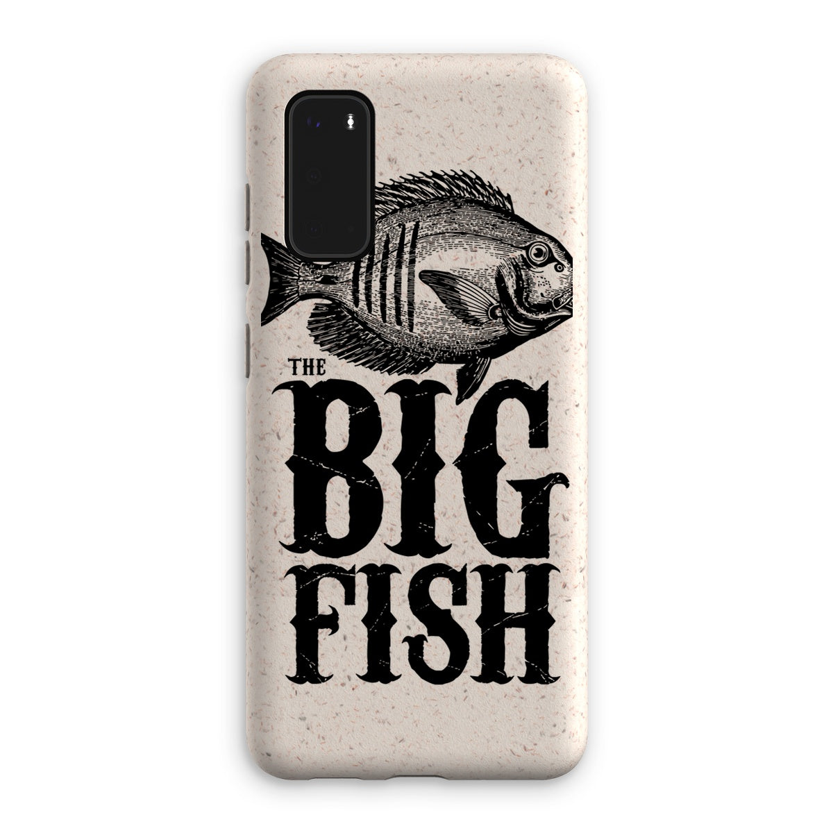 AQUA B&W - 01 -Peixe Grande - Capa Eco para Telefone