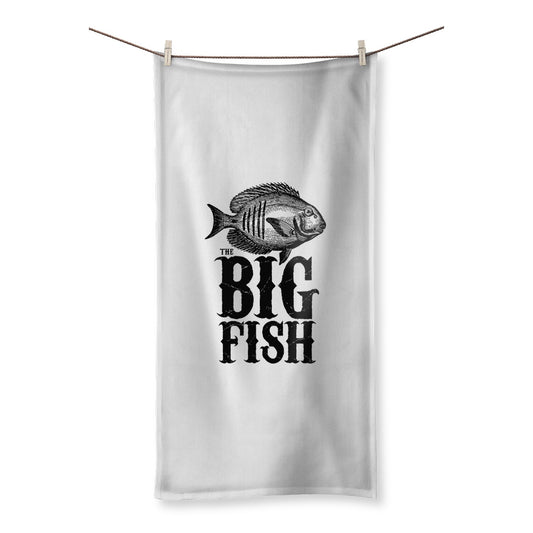AQUA B&W - 01 -Big Fish - Beach Towel