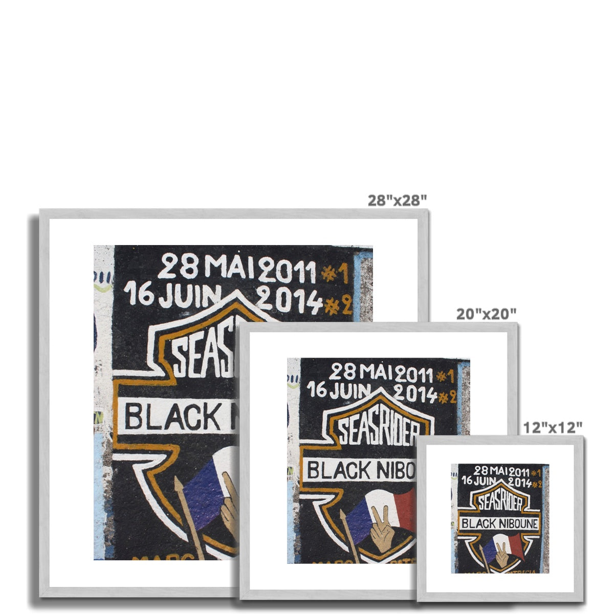 AQUA HMP F - Seasrider - Antique Framed & Mounted Print