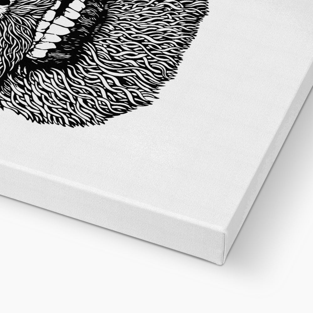AQUA B&W - 04 - Keine Regeln - Öko-Leinwand