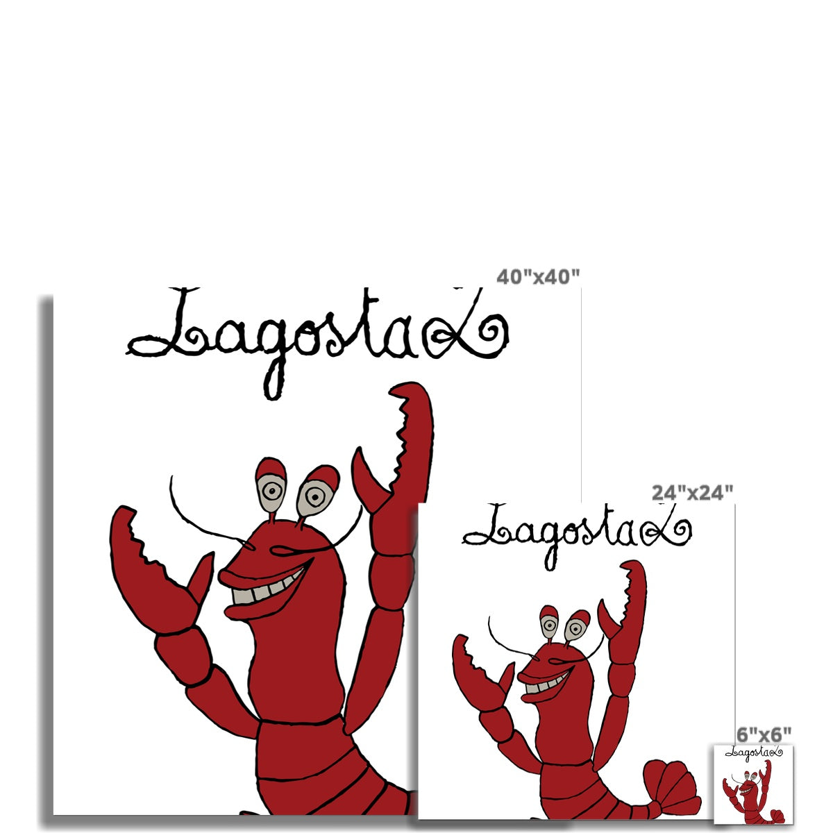 AQUA HMP2 - 06 - Lagosta - Wall Art Poster