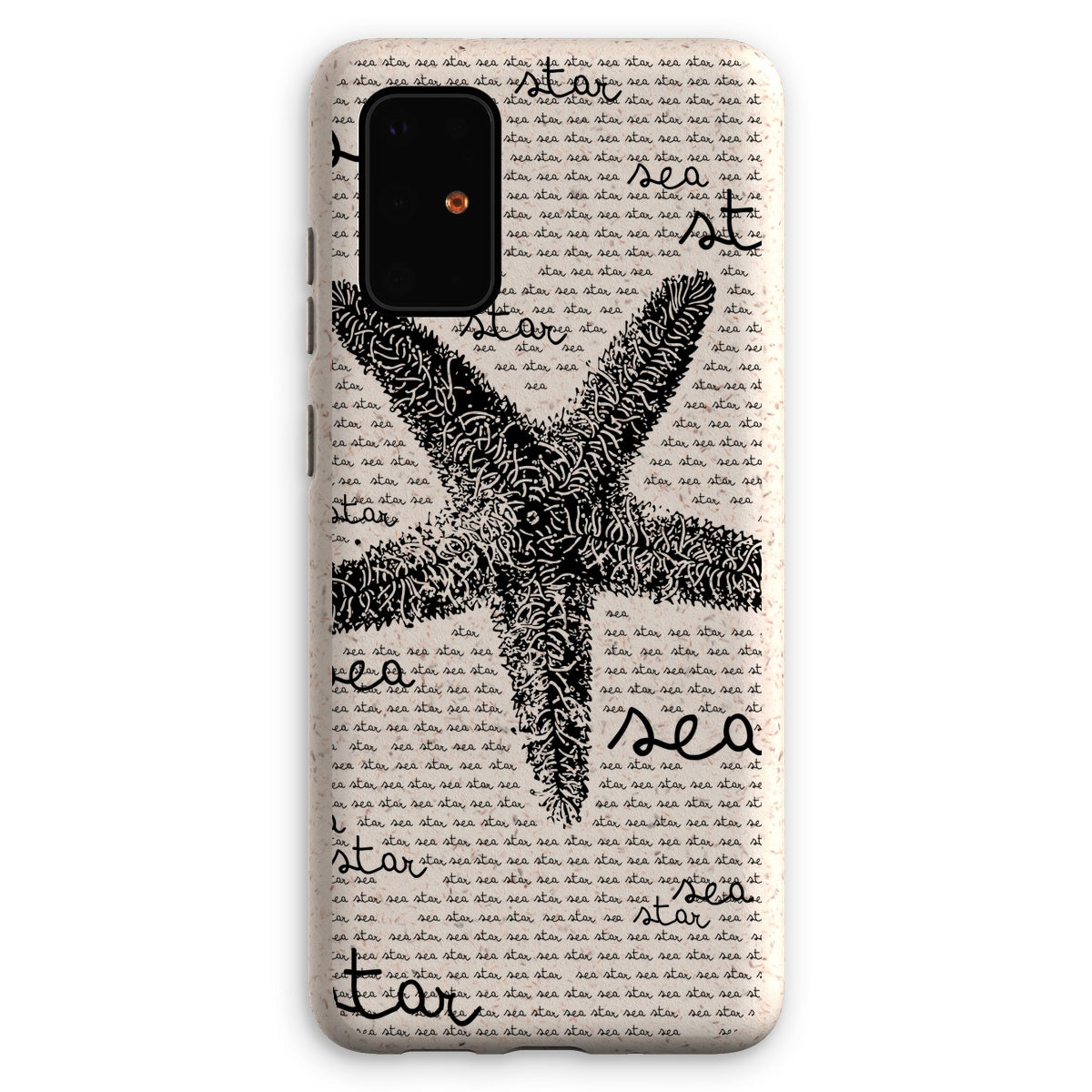 AQUA B&W - 08 - Sea Star - Capa Eco para Telefone