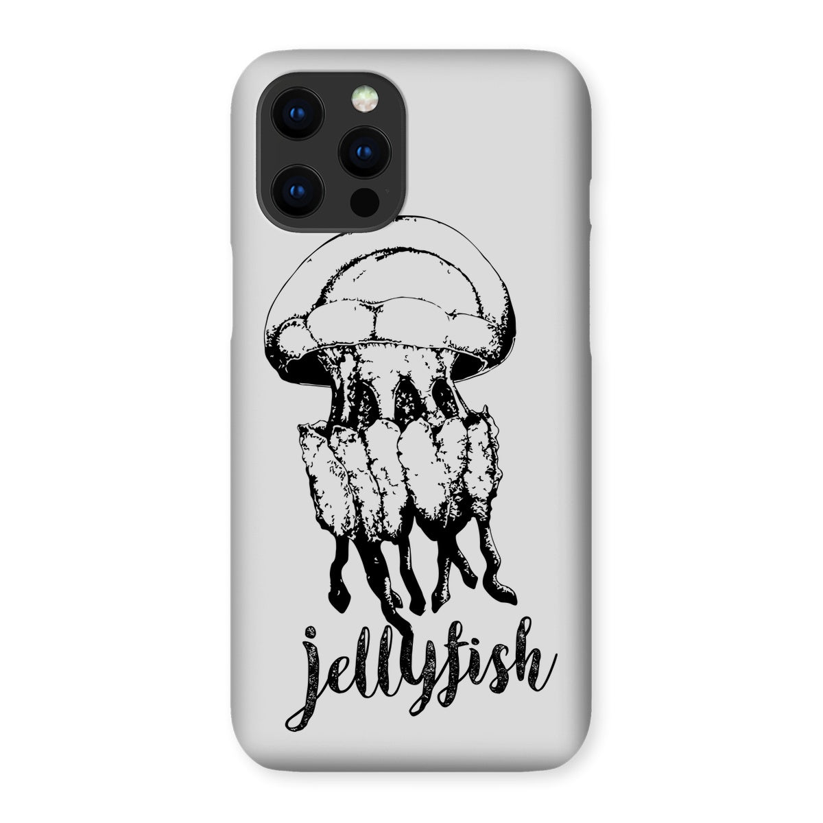AQUA B&W – 02 – Qualle – Snap Phone Case