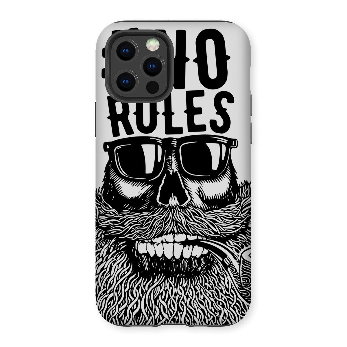 AQUA B&W - 04 - No Rules - Tough Phone Case