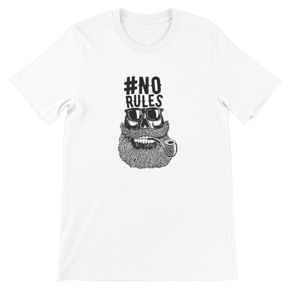 AQUA B&W - 04 - No Rules - Unisex Fine Jersey T-Shirt