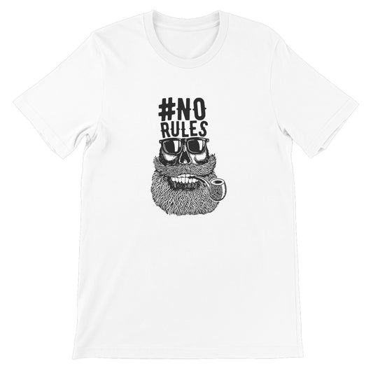 AQUA B&W - 04 - No Rules - Unisex Fine Jersey T-Shirt