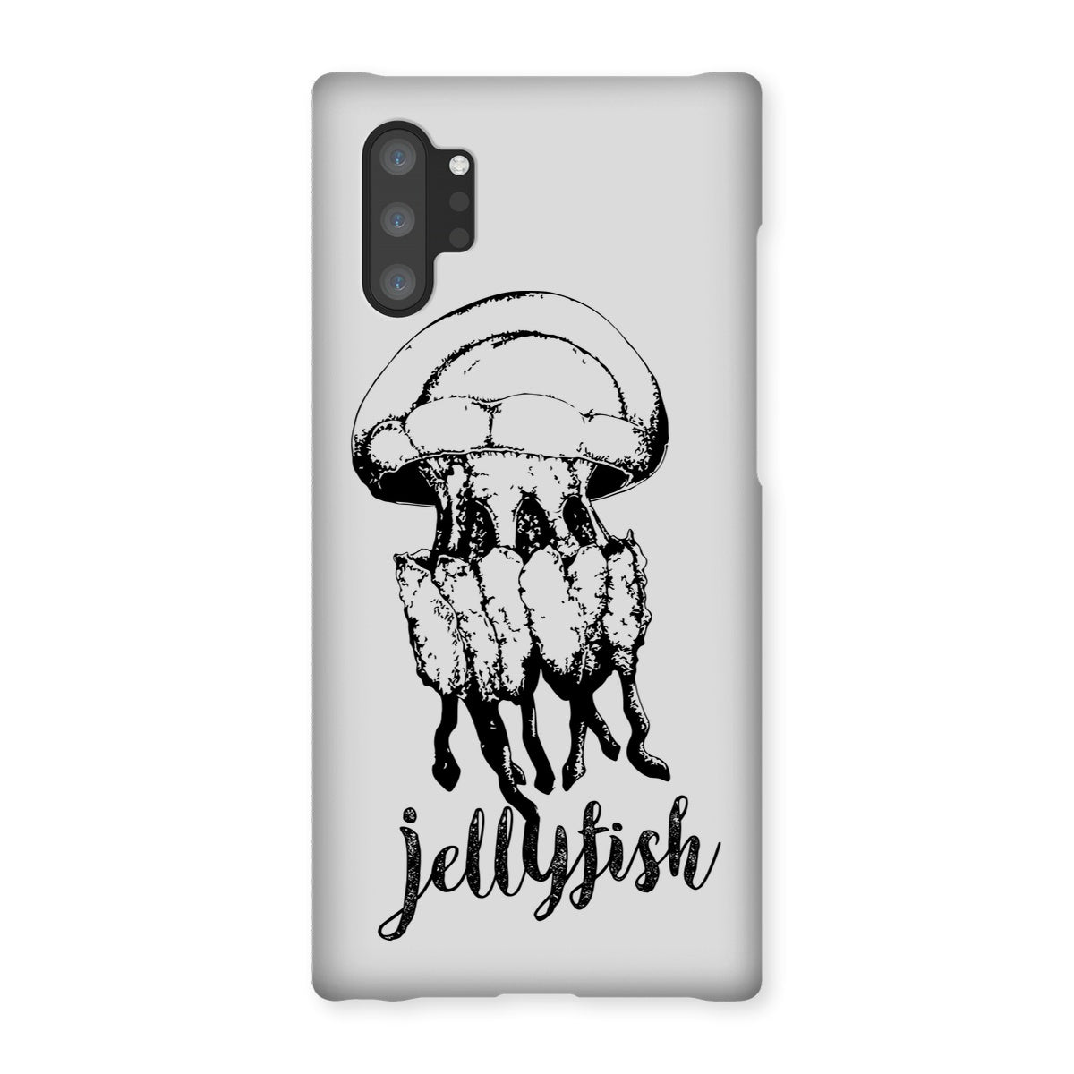 AQUA B&W - 02 - Jellyfish - Snap Phone Case