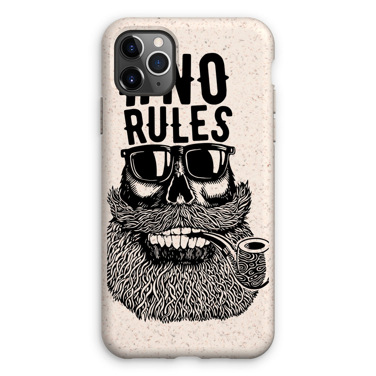 AQUA B&W - 04 - No Rules - Eco Phone Case