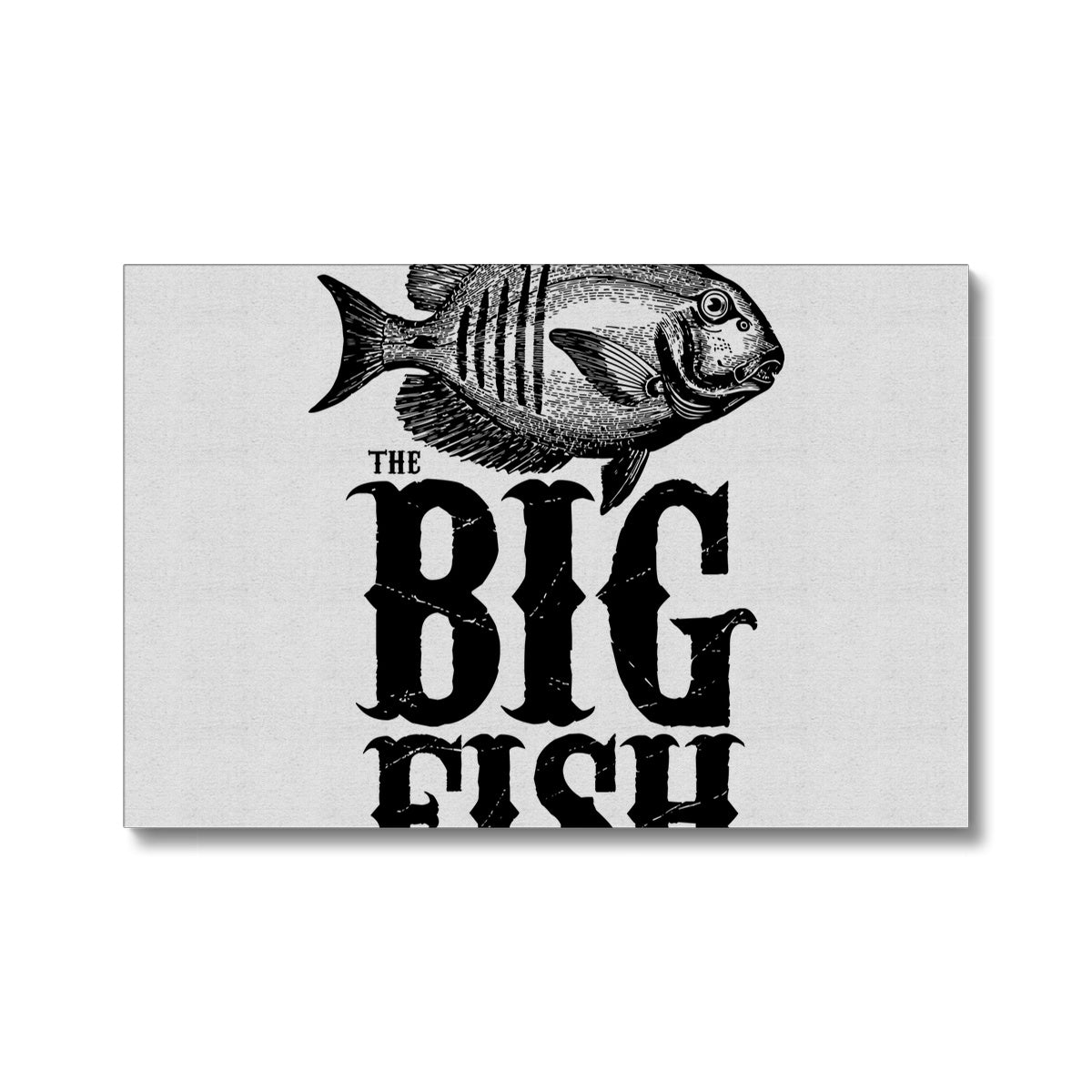 AQUA B&W - 01 -Big Fish - Eco Canvas
