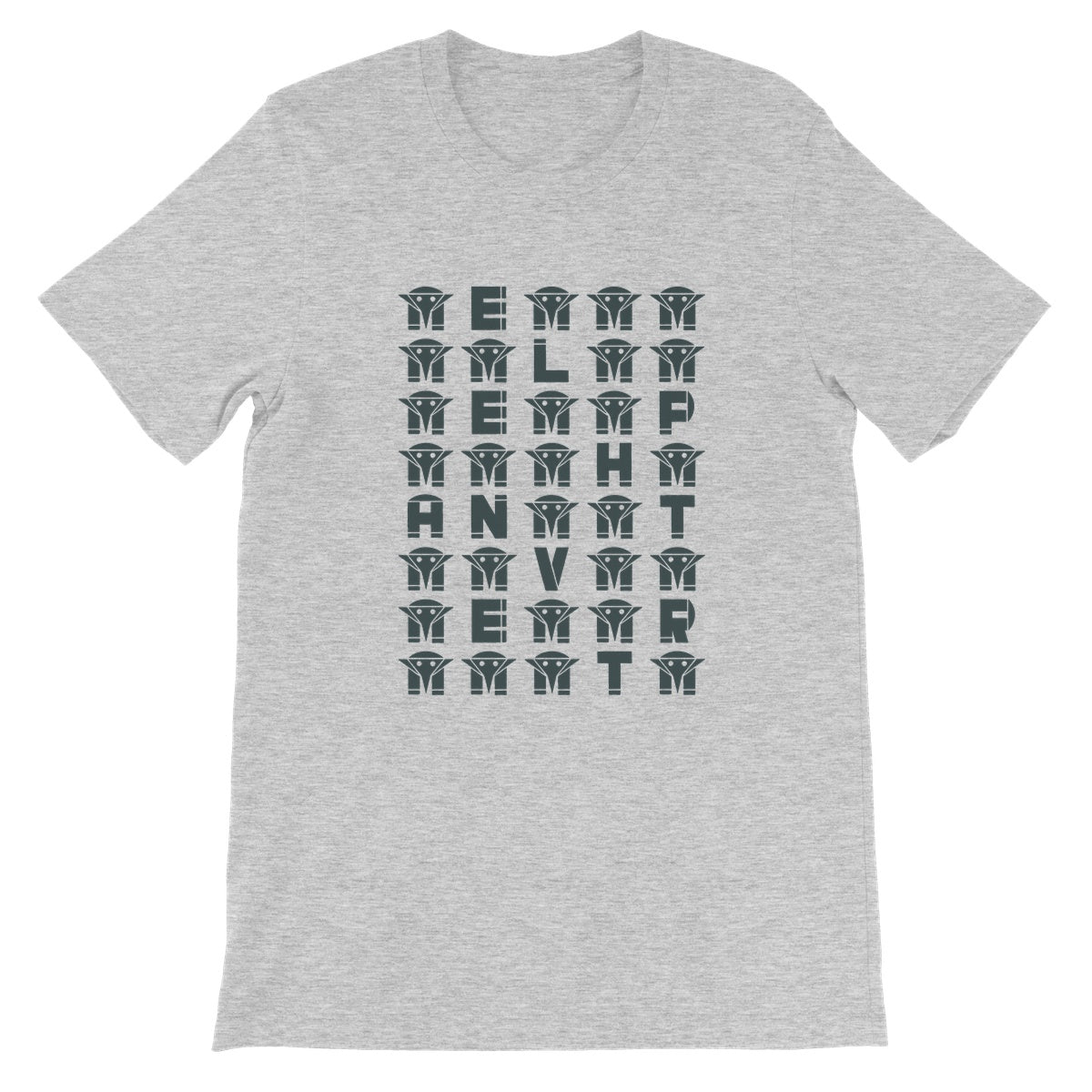 AQUA HMP2 - 04 - Elephant Vert - Unisex Fine Jersey T-Shirt