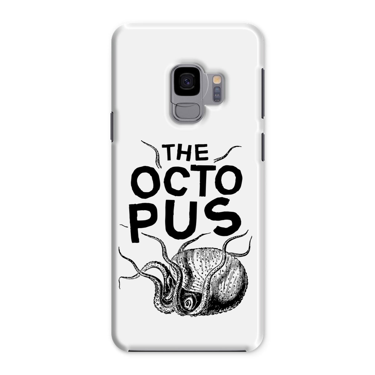 AQUA B&W - 03 - Octopus - Snap Phone Case