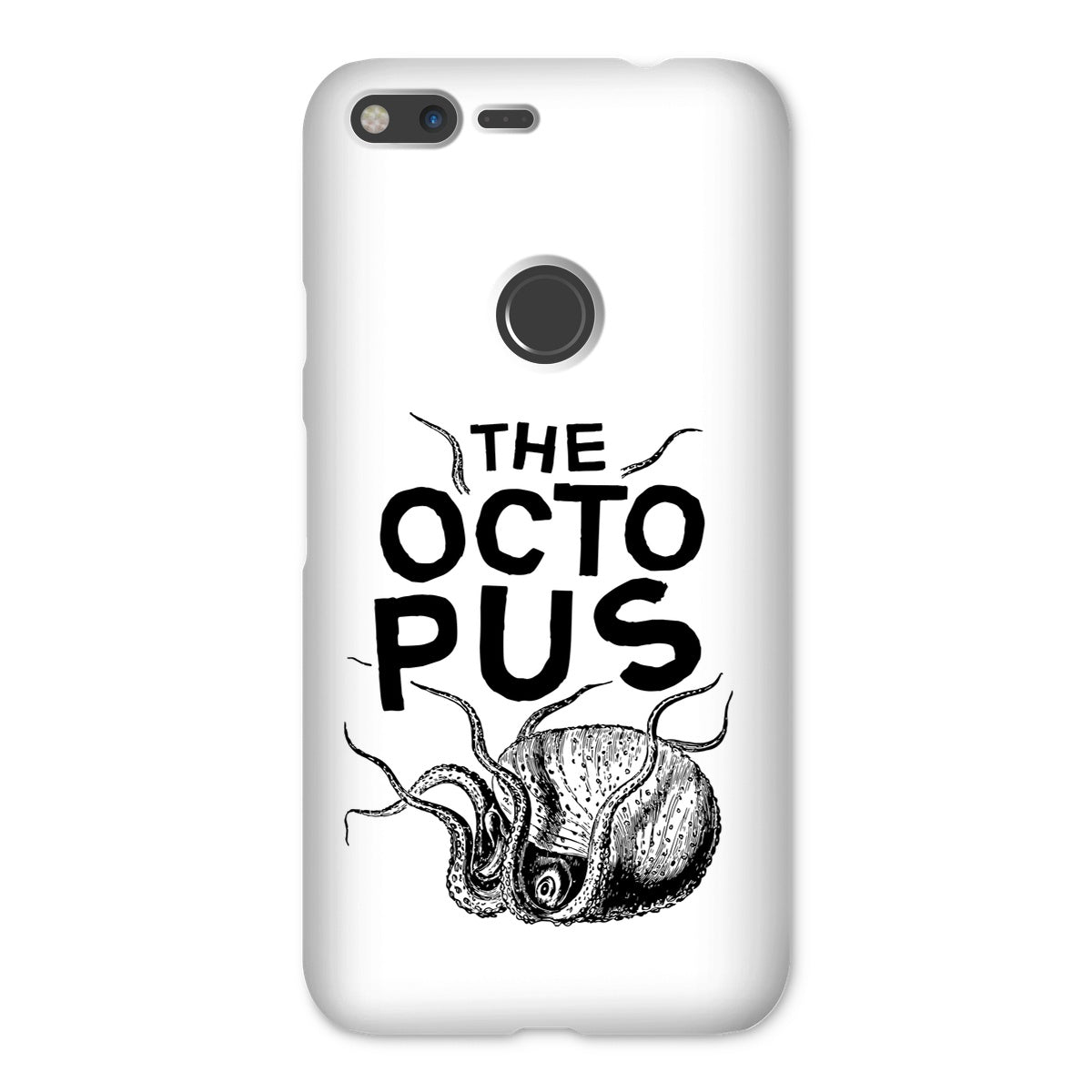 AQUA B&W - 03 - Octopus - Snap Phone Case