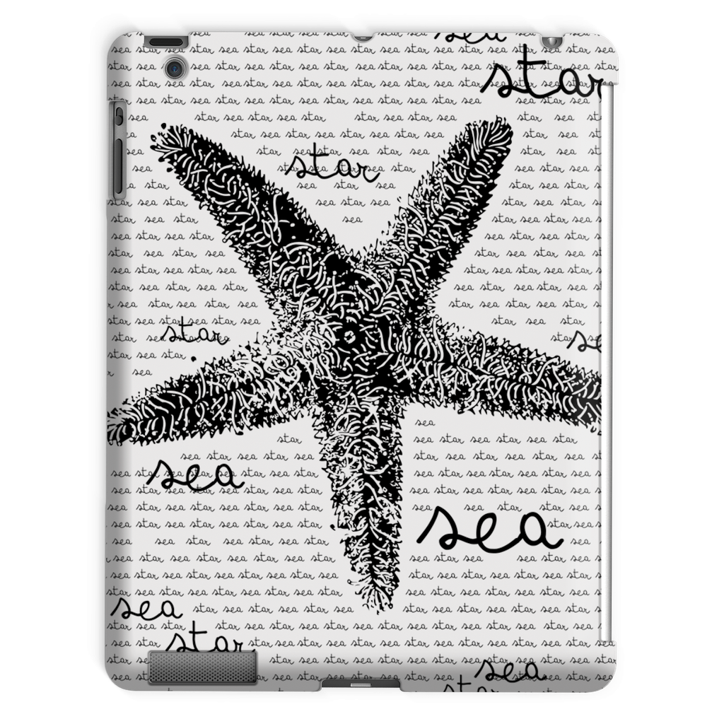 AQUA B&W - 08 - Sea Star - Tablet Case-Phone & Tablet Cases-AQUATICUS