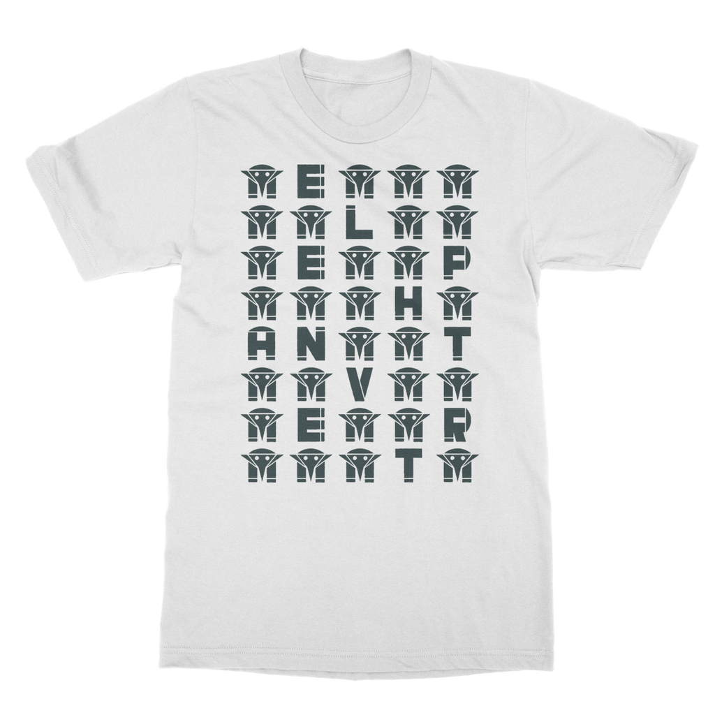 AQUA HMP2 - 04 - Elephant Vert - Softstyle Ringspun T-Shirt-Apparel-AQUATICUS