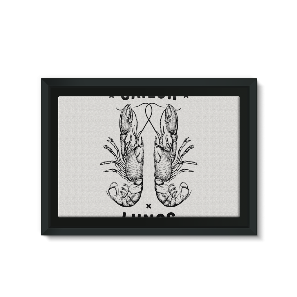 AQUA B&W - 06 - Sailing Lungs - Framed EcoCanvas-Wall Decor-AQUATICUS