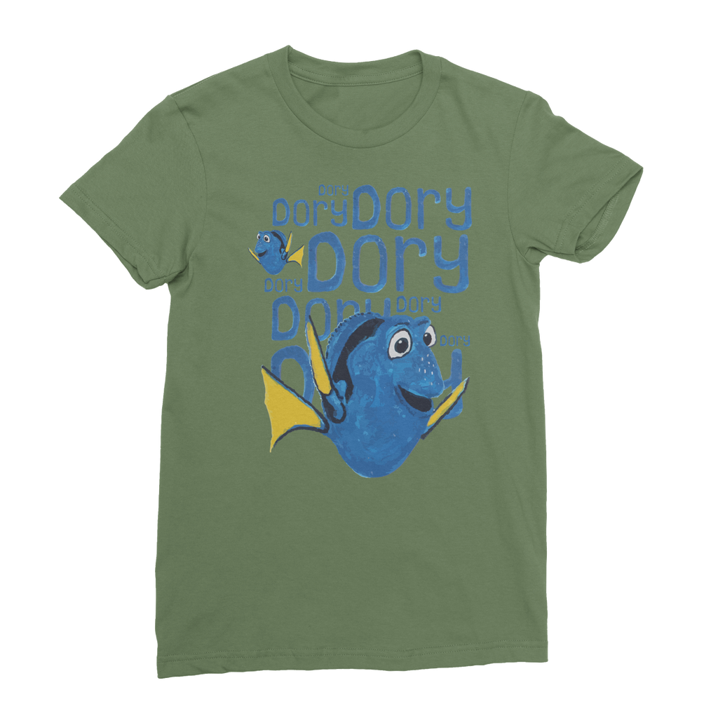 AQUA HMP2 - 03 -Dory - Women's Fine Jersey T-Shirt-Apparel-AQUATICUS