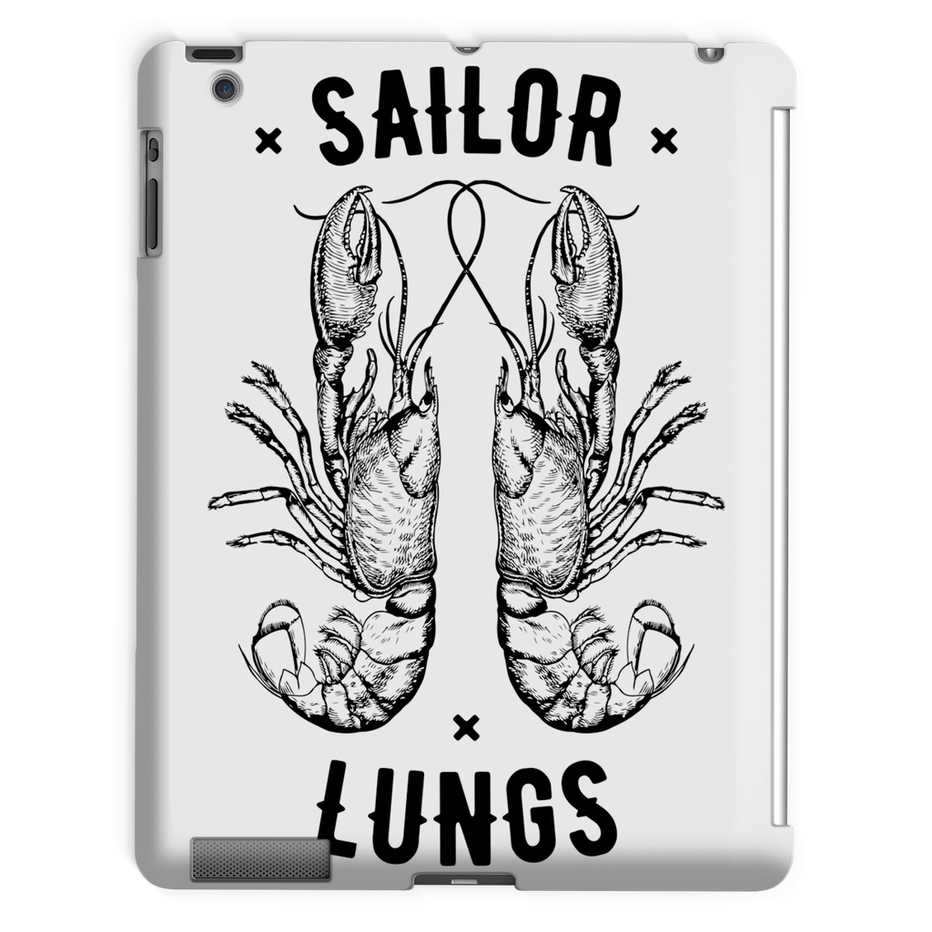 AQUA B&W - 06 - Sailing Lungs - Tablet Case-Phone & Tablet Cases-AQUATICUS