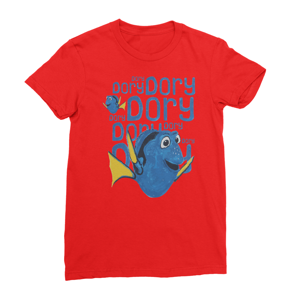AQUA HMP2 - 03 -Dory - Women's Fine Jersey T-Shirt-Apparel-AQUATICUS