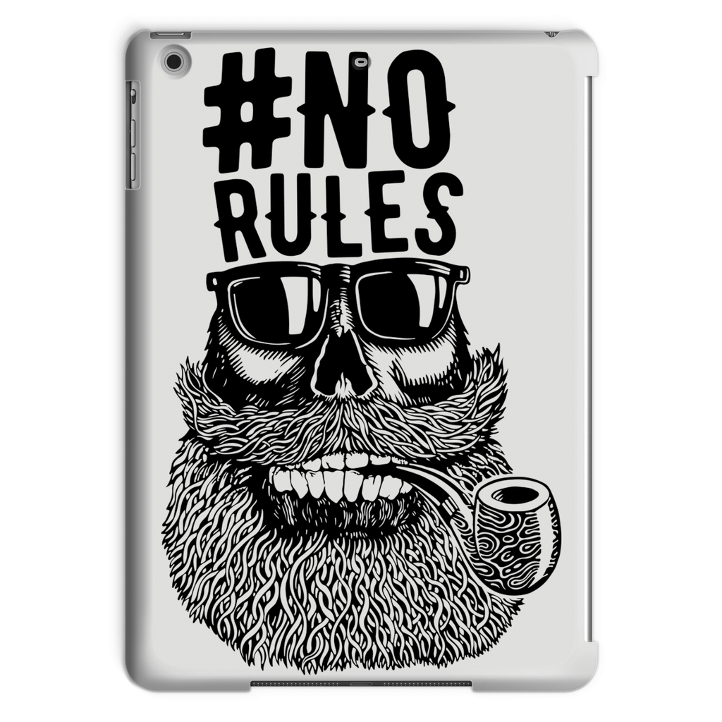 AQUA B&W - 04 - No Rules - Tablet Case-Phone & Tablet Cases-AQUATICUS