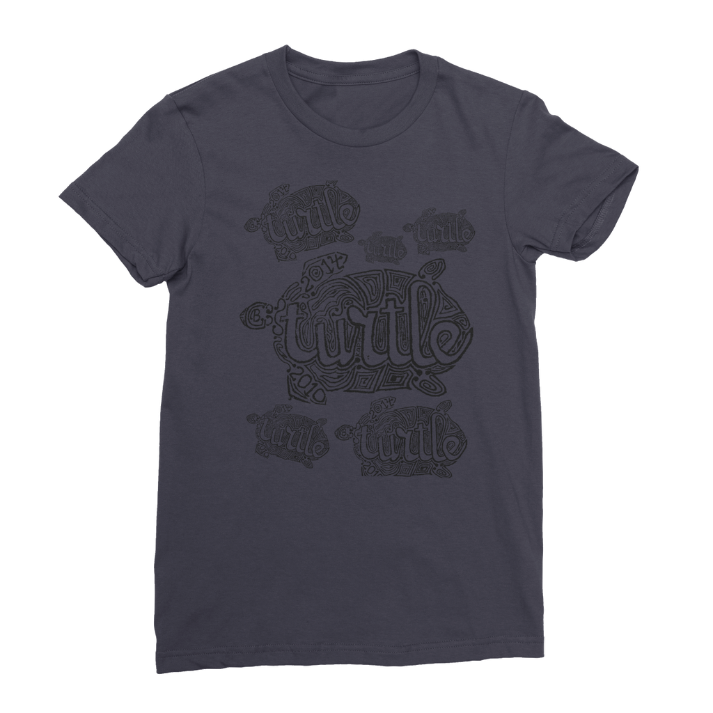 AQUA HMP2 - 12 - Turtle - Women's Fine Jersey T-Shirt-Apparel-AQUATICUS