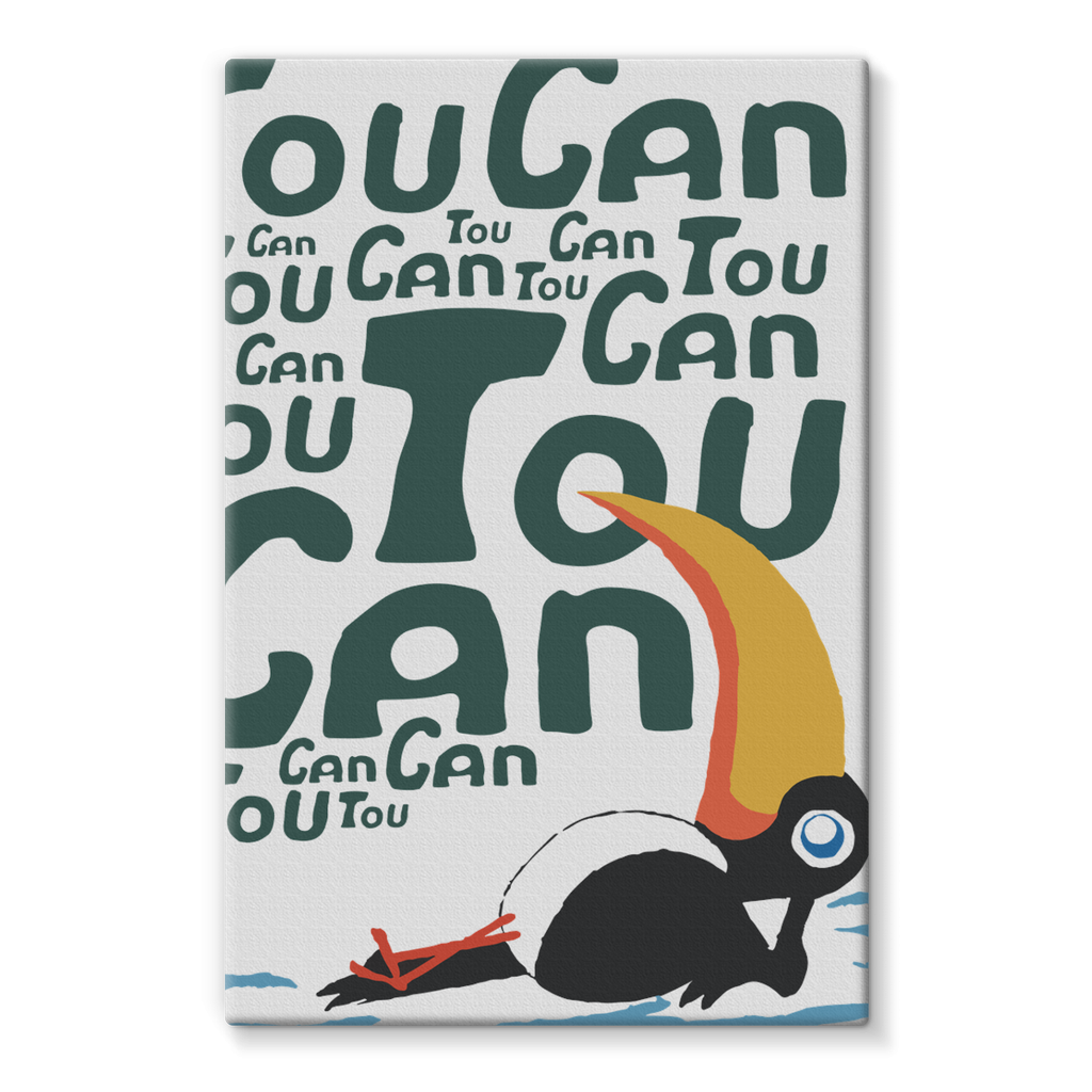 AQUA HMP2 - 09 - Toucan - Stretched Eco-Canvas-Wall Decor-AQUATICUS
