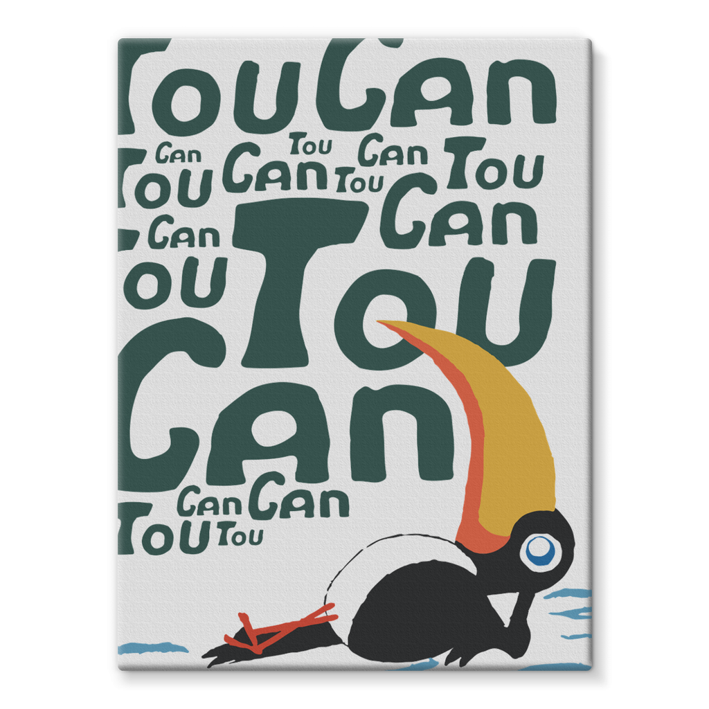 AQUA HMP2 - 09 - Toucan - Stretched Eco-Canvas-Wall Decor-AQUATICUS