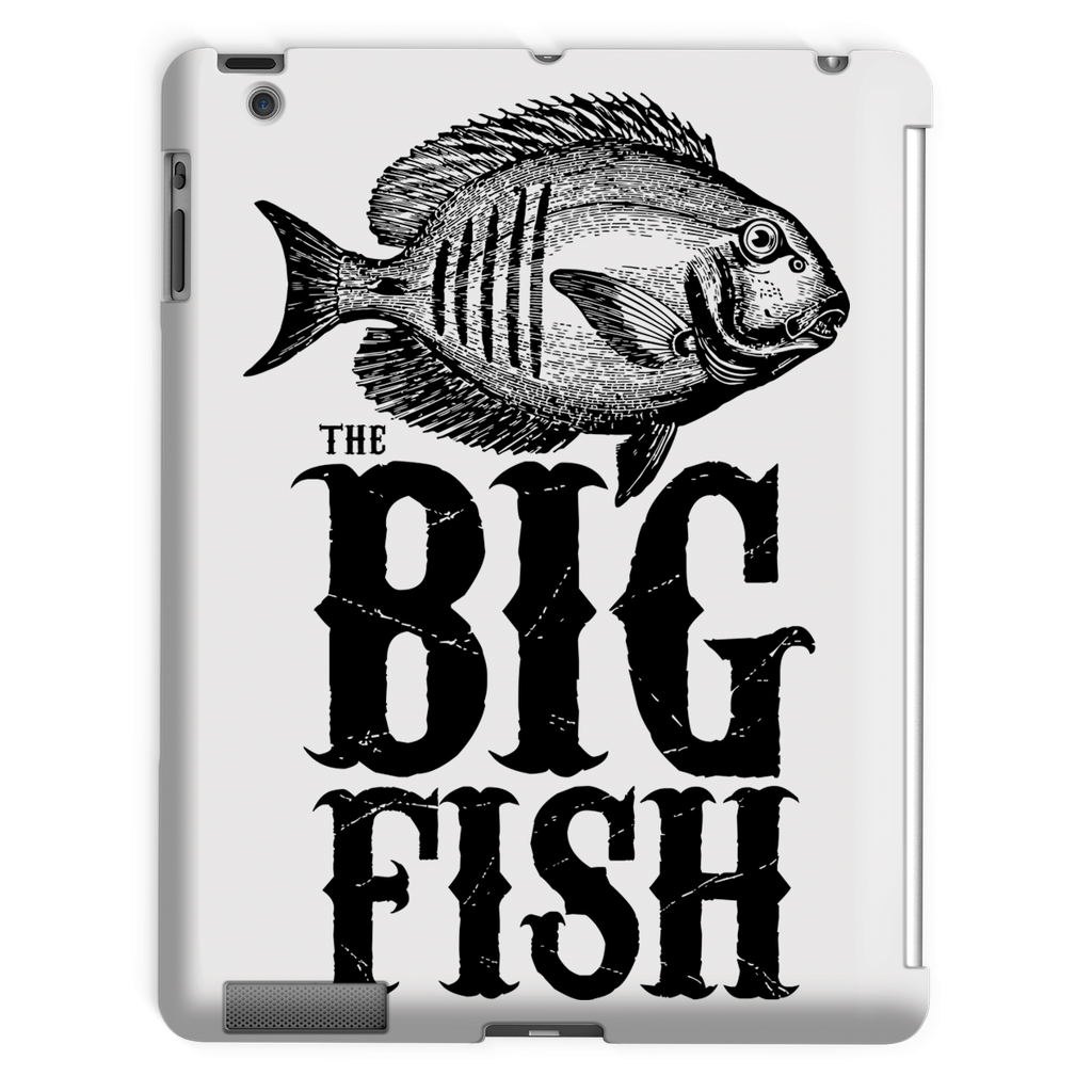 AQUA B&W - 01 -Big Fish - Tablet Case-Phone & Tablet Cases-AQUATICUS