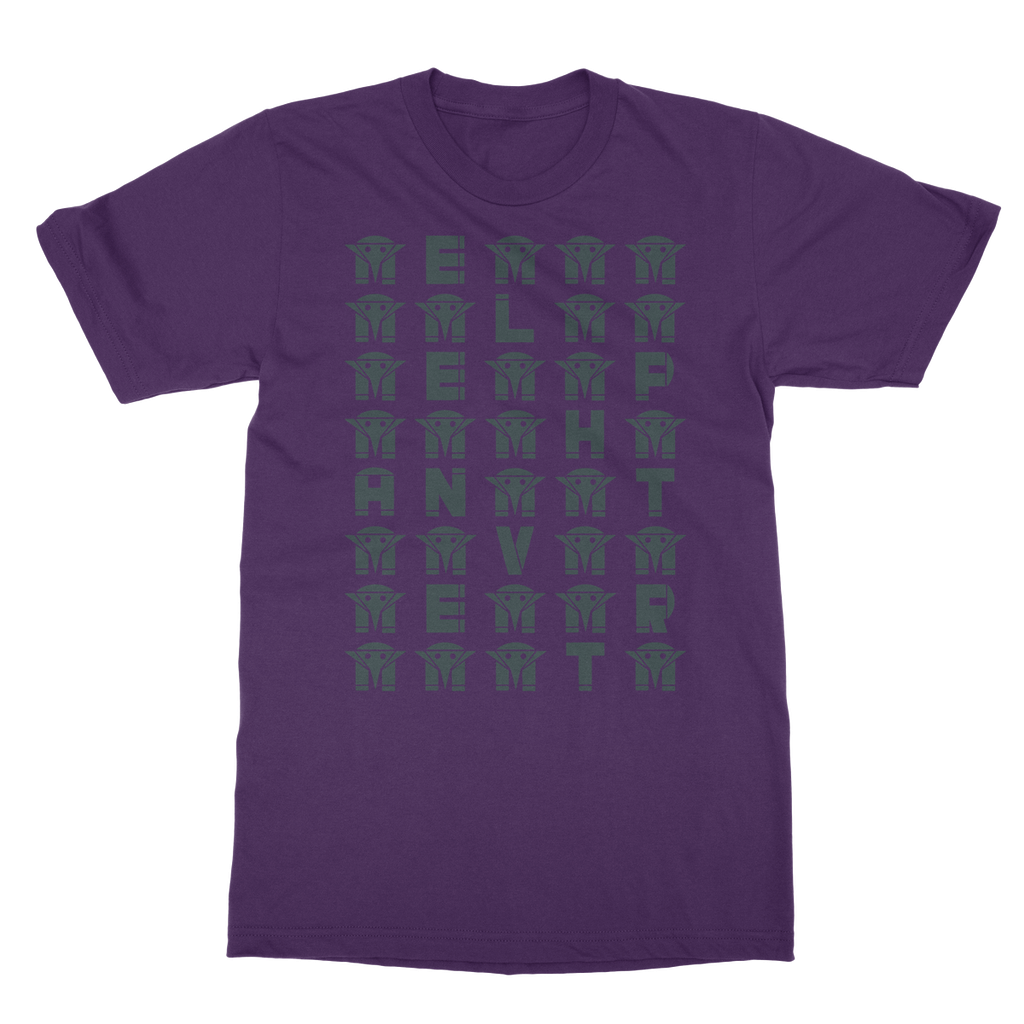 AQUA HMP2 - 04 - Elephant Vert - Softstyle Ringspun T-Shirt-Apparel-AQUATICUS