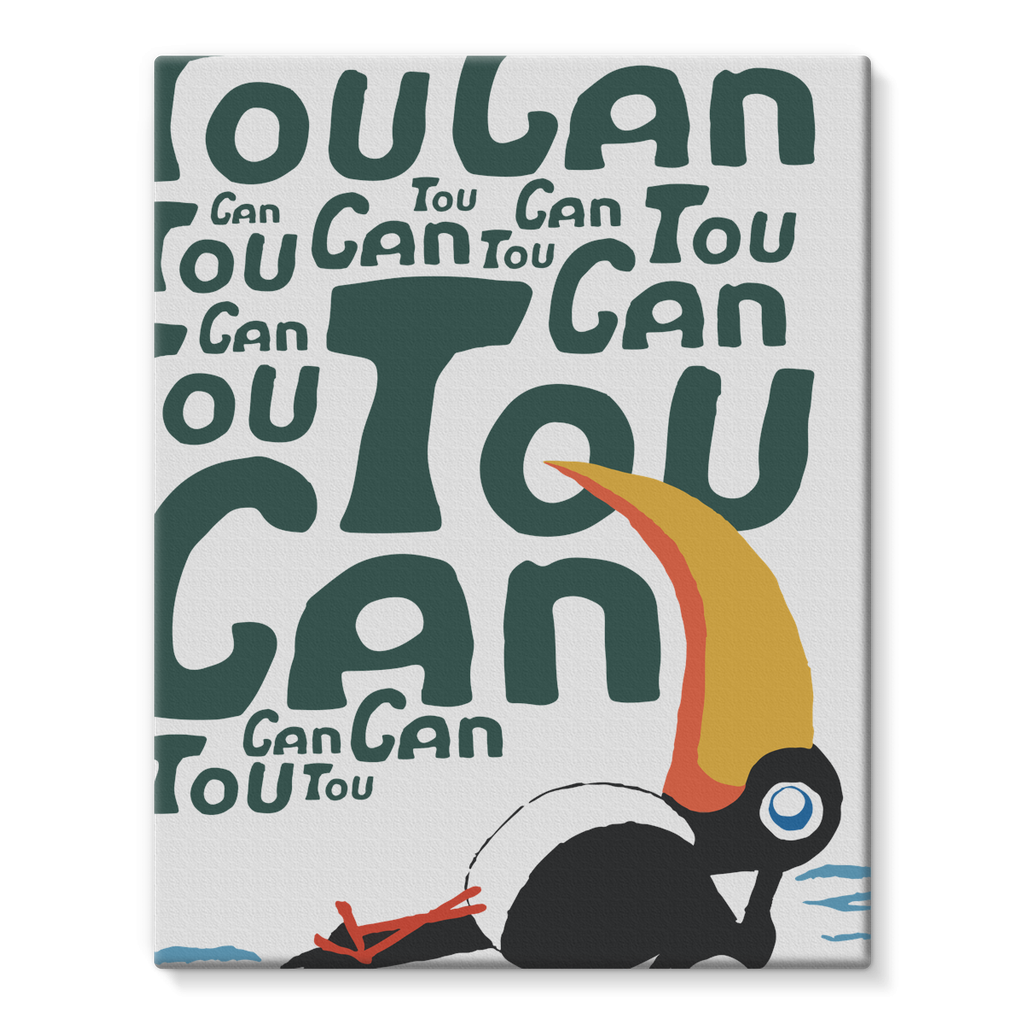 AQUA HMP2 - 09 - Toucan - Stretched Eco-Canvas-Wall Decor-AQUATICUS