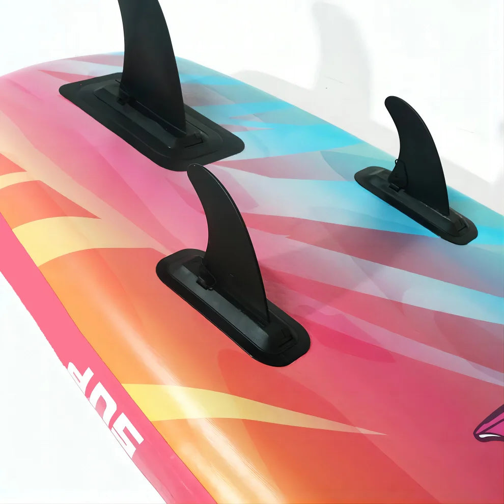 Big SUP Single Fin and Small side fin Detachable Fin for Longboard, Surfboard and Paddleboard Replacement Quick Fin.