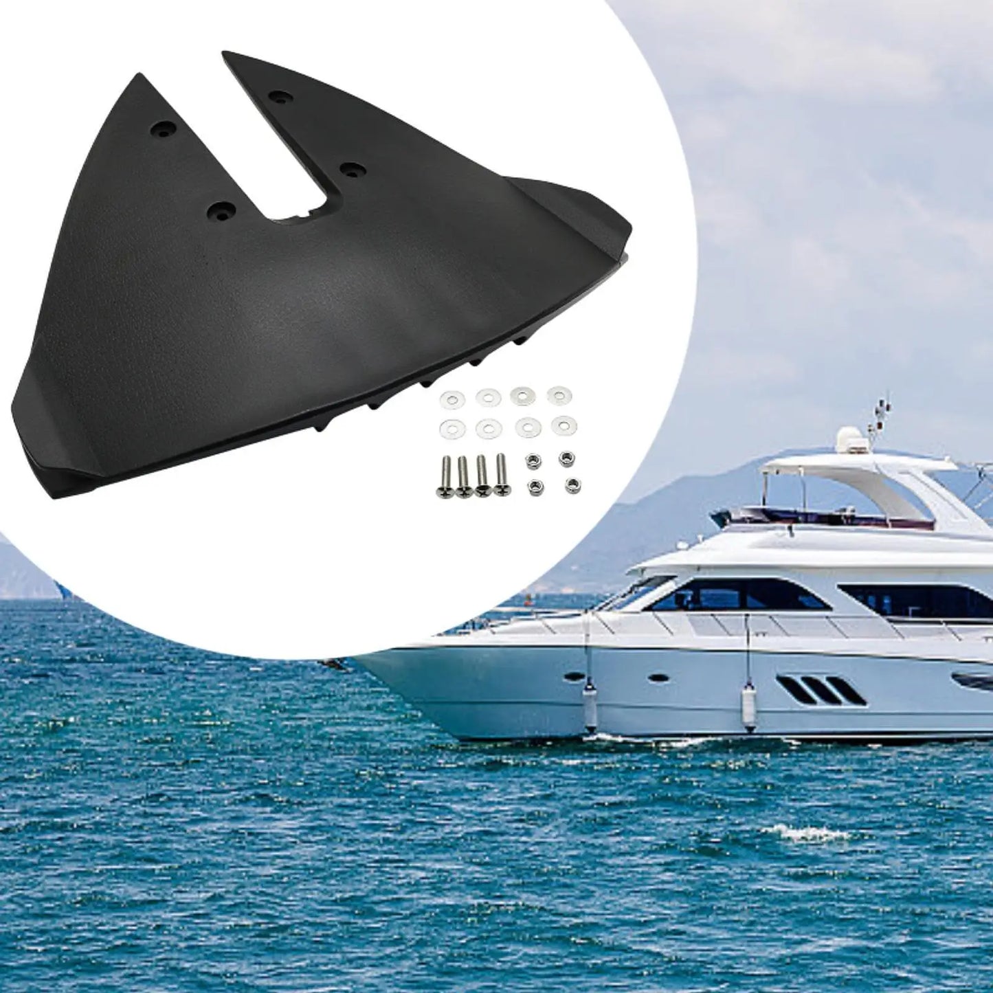 High-Performance Hydrofoil Stabilizer Bolt Nut Hydrofoil Boat Outboard Motors Boat Parts Sports Hydrofoil Stabilizer Molded