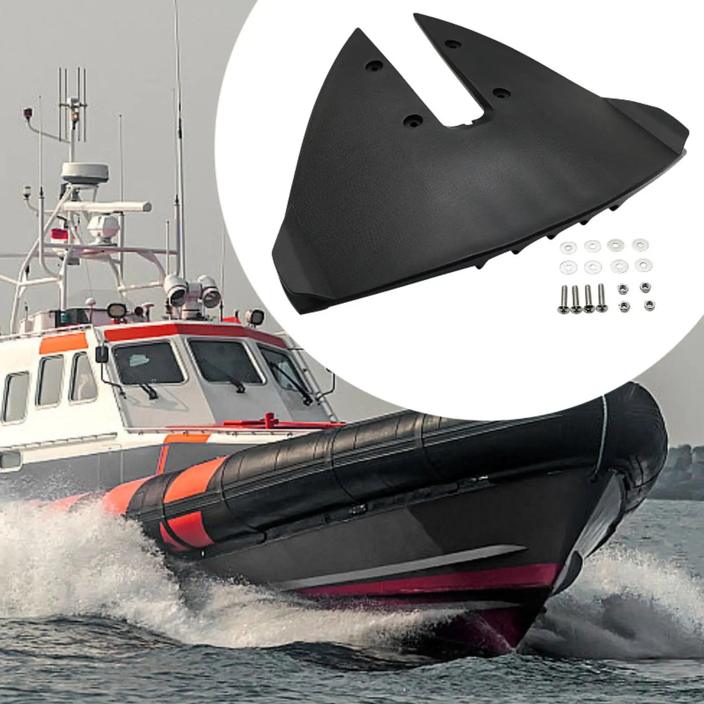 High-Performance Hydrofoil Stabilizer Bolt Nut Hydrofoil Boat Outboard Motors Boat Parts Sports Hydrofoil Stabilizer Molded