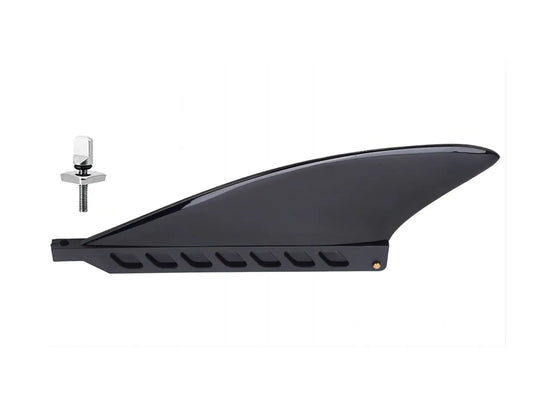 3" Black US Box Center River & Surf SUP Fin With Screws Safety Flex Soft for SUP Longboard airSUP