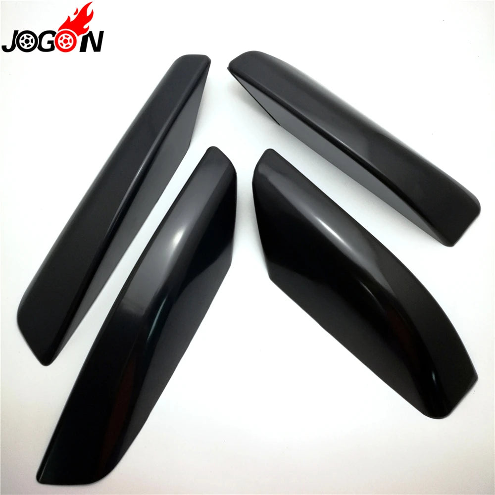 4Pcs Black For Toyota 4Runner N210 2003-2009 Hilux Surf SW4 ABS Plastic Car Roof Rack Bar Rail End Replacement Cover Shell Cover