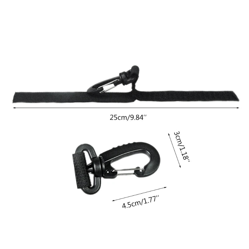 2PCS Kayak Paddle Keeper Oar Webbing Strap Holder Snap Clip For SUP Paddleboard Inflatable boat Paddle