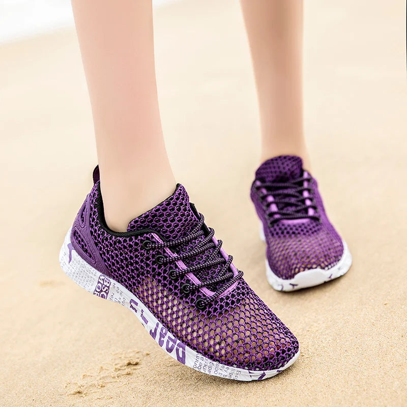 Men Women Quick-Dry Wading Shoes Water Shoes Breathable AquaIn Upstream Antiskid Outdoor Sports Wearproof Beach Sneakers 39-46