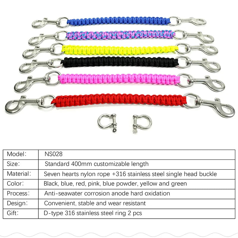 Scuba Diving Camera Housing Handle Rope Lanyard Strap Carrier For Tray Portable Diver Holder Missed Rope Underwater Photography