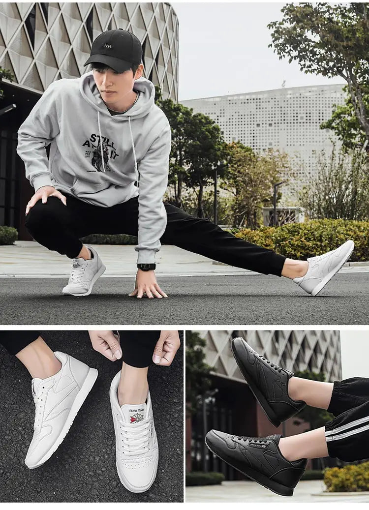 Couple Sneakers 2024 Fashion shoe Men Women Running Shoes Non Slip White Black Sport Shoes Outdoor Lace Up Walking Shoes Male