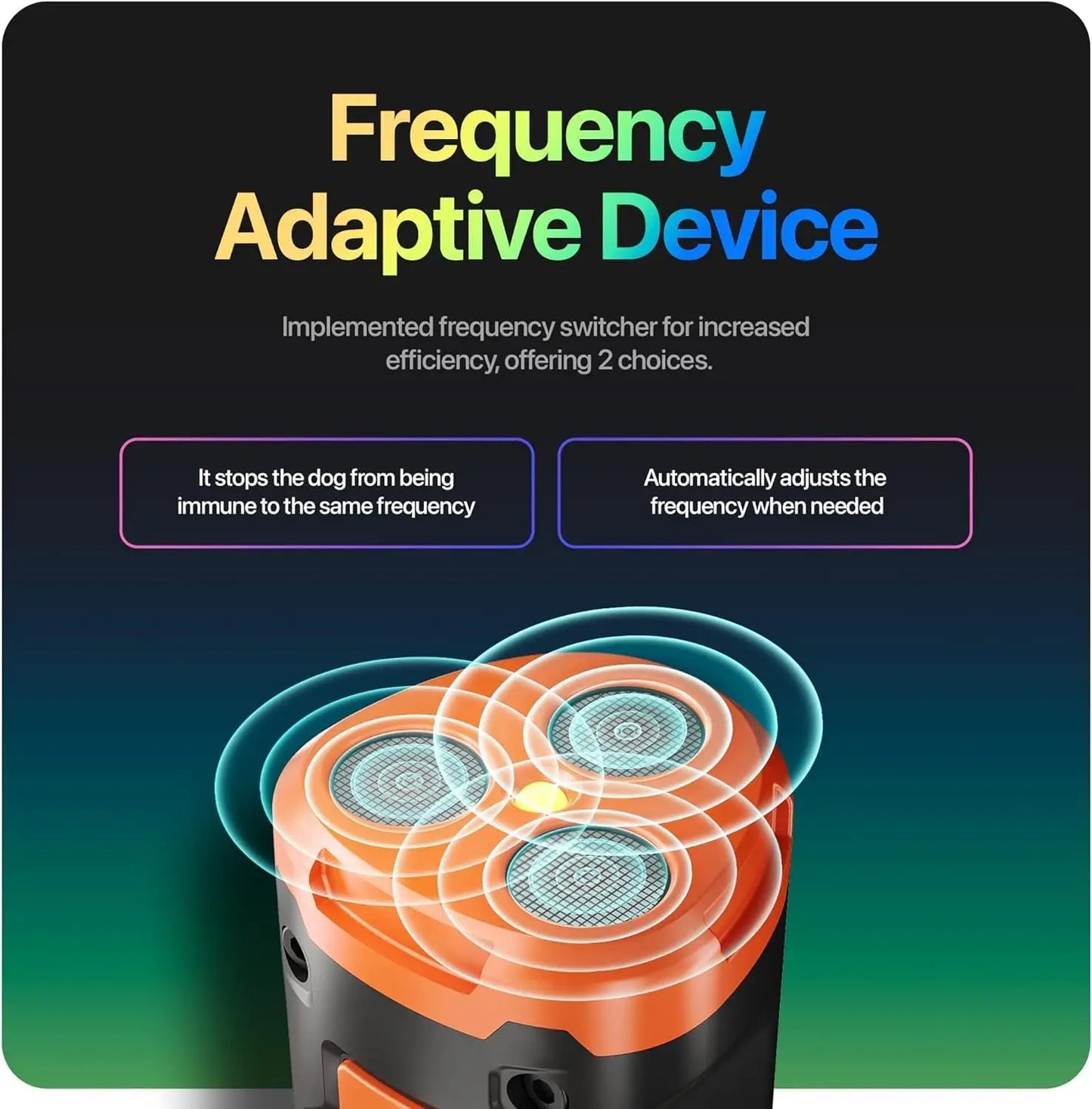 Handheld Rechargeable Outdoor Dog Repeller High Distance 49ft Ultrasonic Bark Control Made of Durable Plastic