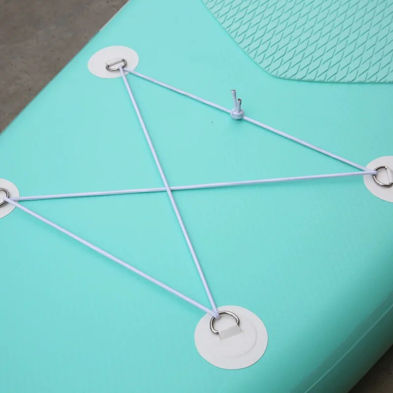 AddFun New Style Sky Blue 305cm Surfboard SUP Surf Board Adult PVC Water Ski Inflatable Paddle Board Stand Up PaddleBoard Suit