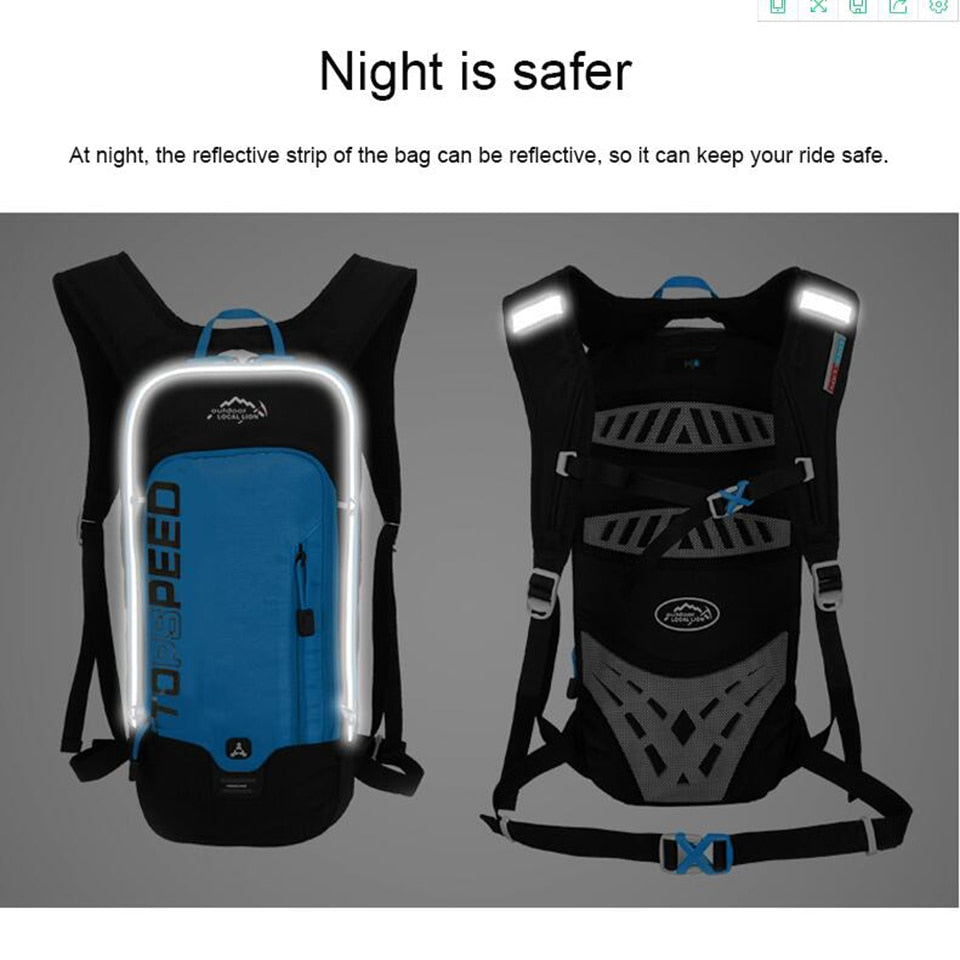 Leão local 6l/5l saco de ciclismo das mulheres dos homens equitação à prova dwaterproof água respirável bicicleta mochila, saco de água da bicicleta, capacete da bicicleta