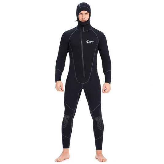 Yonsub wetsuit 5mm / 3mm / 1.5mm / 7mm terno de mergulho masculino neoprene caça subaquática surf zíper frontal caça submarina