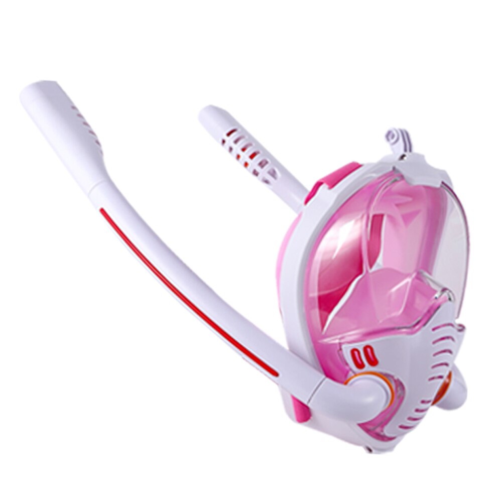 Snorkeling Masks Double Breath Tube Silicone Full Dry Diving Mask Scuba Anti Fog Adult Underwater Swimming Mask Goggles Snorkel