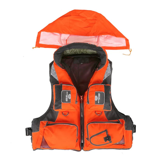 L-XXL Men Women Fishing Life Vest Outdoor Water Sports Safety Life Jacket For Boat Drifting Survival Swimwear Colete Salva-Vidas