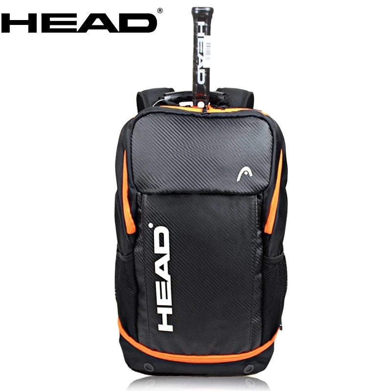 Original HEAD Tennis Bag Men Tennis Racket Backpack Tennis Racquet Outdoor Gym Badminton Backpack 1-3 Racquet Sports Bag Tenis