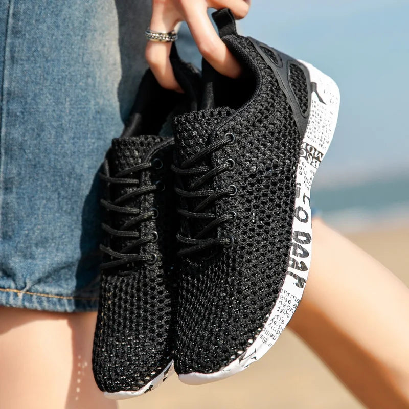 Men Women Quick-Dry Wading Shoes Water Shoes Breathable AquaIn Upstream Antiskid Outdoor Sports Wearproof Beach Sneakers 39-46