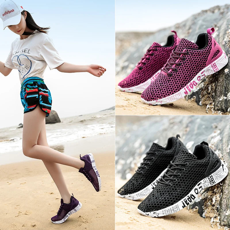 Men Women Quick-Dry Wading Shoes Water Shoes Breathable AquaIn Upstream Antiskid Outdoor Sports Wearproof Beach Sneakers 39-46