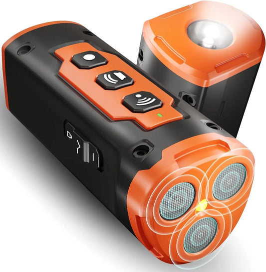 Handheld Rechargeable Outdoor Dog Repeller High Distance 49ft Ultrasonic Bark Control Made of Durable Plastic