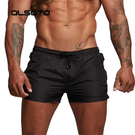 Calções de banho para o homem beach wear bermuda board shorts verão sexy surf mayo banho secagem rápida ginásio curto de bain homme