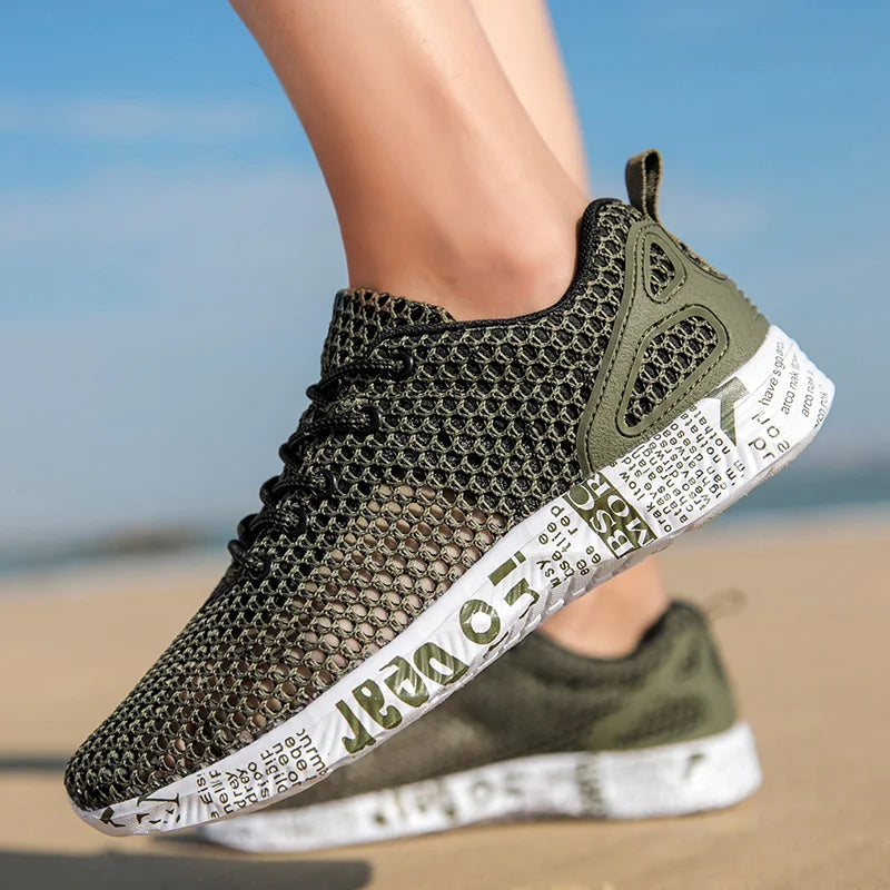 Men Women Quick-Dry Wading Shoes Water Shoes Breathable AquaIn Upstream Antiskid Outdoor Sports Wearproof Beach Sneakers 39-46